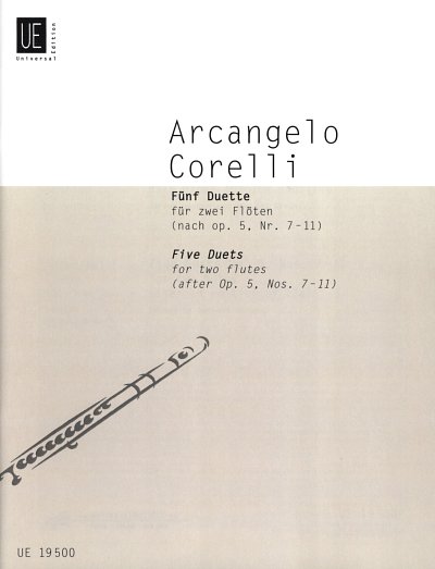 A. Corelli: 5 Duette op. 5 Nr. 7 - 11, 2Fl (Sppa)