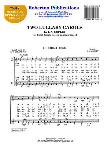 Two Lullaby Carols (Chpa)