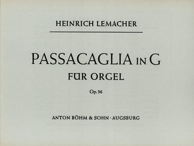H. Lemacher: Passacaglia Op 36