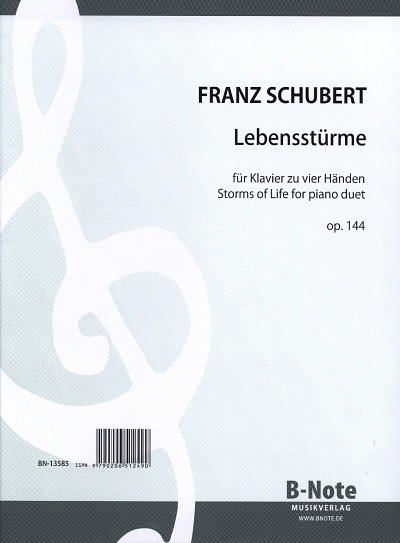 F. Schubert: Lebensstürme - Allegro für Klavi, Klav4m (Sppa)