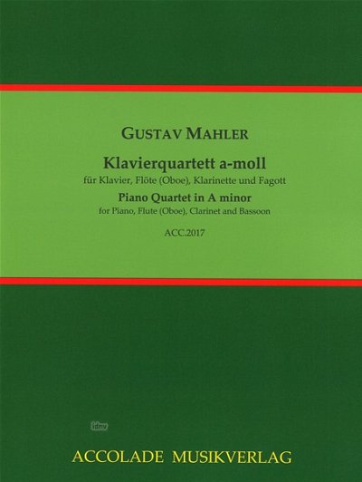 G. Mahler: Klavierquartett a-moll, FlKlFgKlav (KlavpaSt)