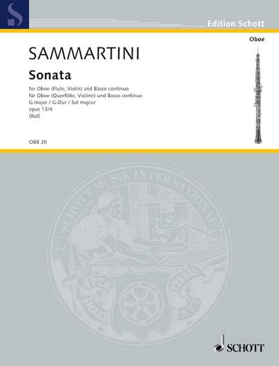 DL: G.B. Sammartini: Sonata G-Dur, Ob/FlVlBc