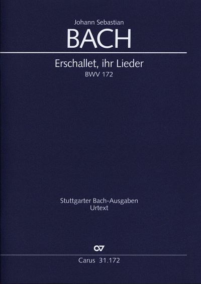 J.S. Bach: Erschallet, ihr Lieder, 4GesGchOrchO (Part.)