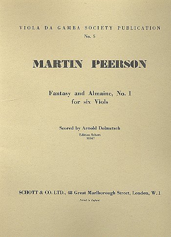 M. Peerson: Fantasy and Almaine Nr. 5 (Stsatz)
