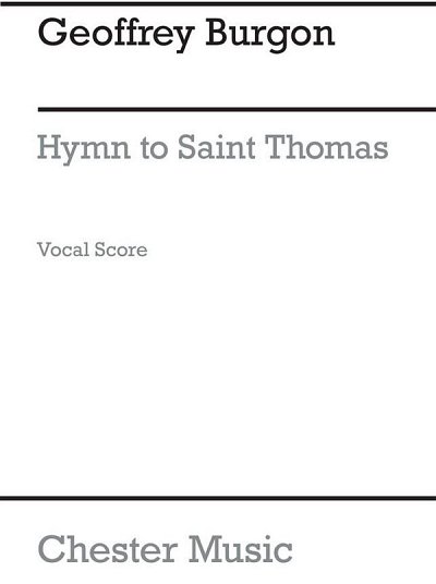 G. Burgon: Hymn To St Thomas Of Hereford