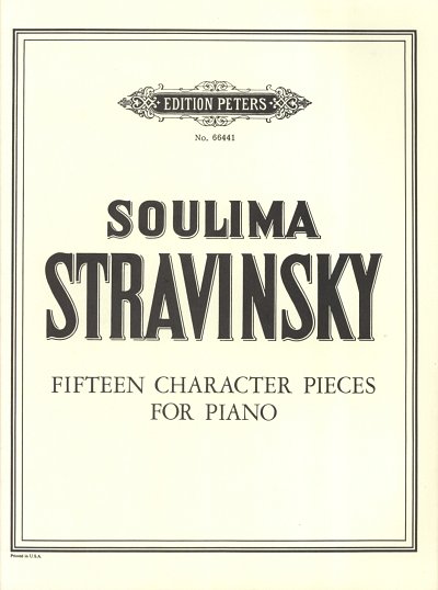 Strawinsky Soulima: Charakter Pieces