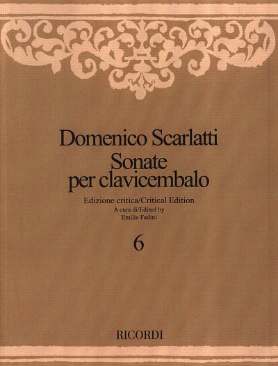 D. Scarlatti: Sonate per clavicembalo 6, Cemb/Klav