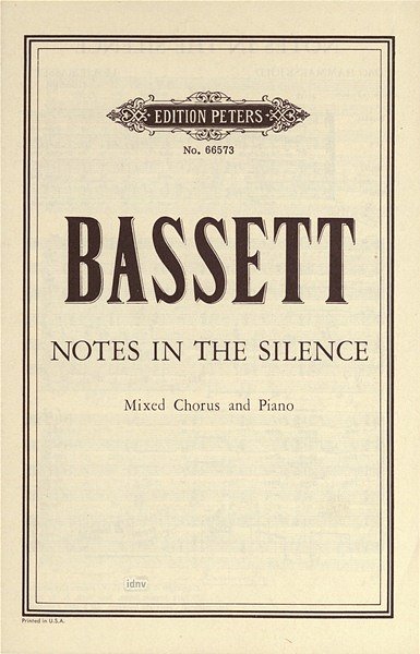 L. Bassett: Notes in the Silence (1966)