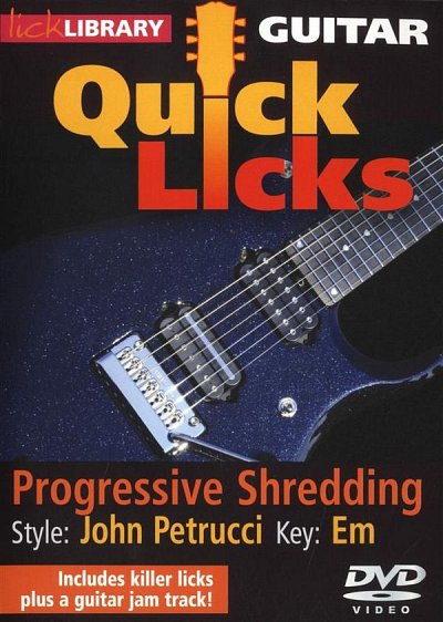 Quick Licks - John Petrucci Progressive Shredding, Git (DVD)