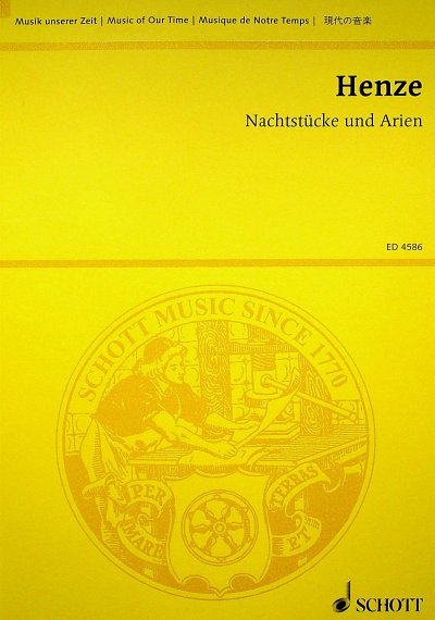 H.W. Henze: Nachtstücke und Arien  (Stp)