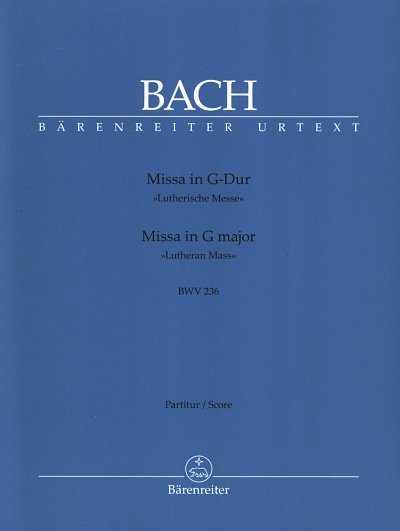 AQ: J.S. Bach: Missa in G-Dur BWV 236, 4GesGchOrch  (B-Ware)