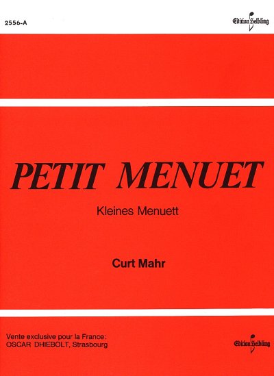 C. Mahr: Petit Menuet (Kleines Menuett