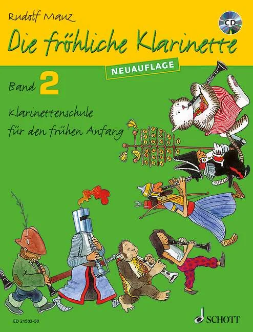 R. Mauz: Die fröhliche Klarinette 2, Klar (+CD) (0)