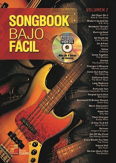 B. Tejeiro: Songbook Bajo Fácil - Volumen 2, E-Bass (BuDVD)