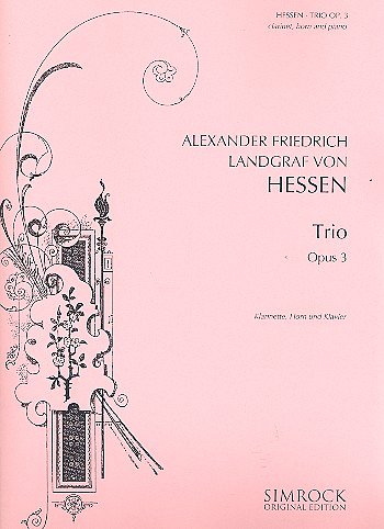 H.A.F.L. von: Trio op. 3 , KlarHrnKlv (Pa+St)