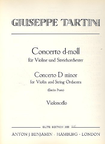 G. Tartini: Konzert d-Moll , VlStro (Vc)