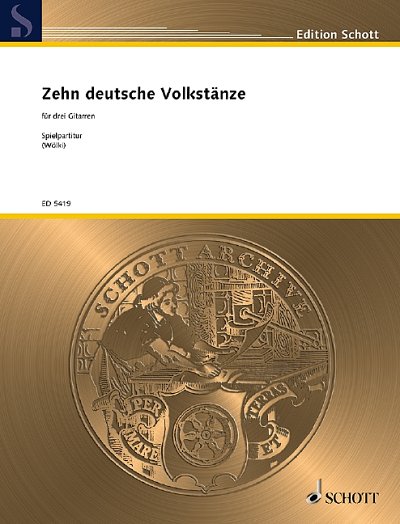 J. Duarte: Zehn deutsche Volkstänze , 3Git (Sppa)