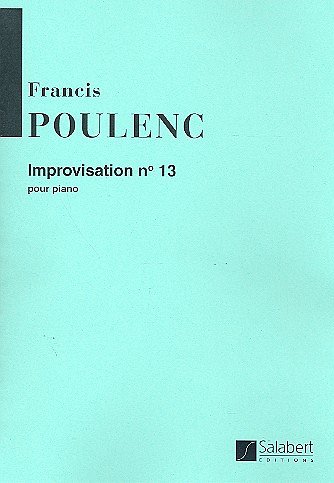 F. Poulenc: Improvisation N 13, Klav