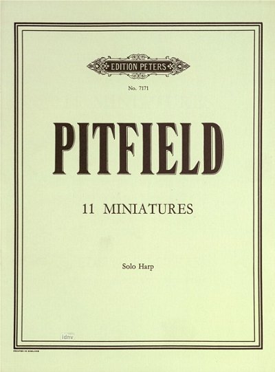 Pitfield Thomas Baron: 11 Miniatures
