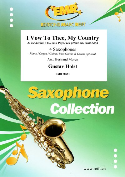 G. Holst: I Vow To Thee, My Country, 4Sax