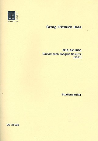 G.F. Haas: Tria ex uno für Altflöte, Baßklarinette,, Mix6