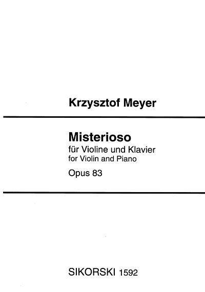 K. Meyer: Misterioso op. 83, VlKlav (KlavpaSt)