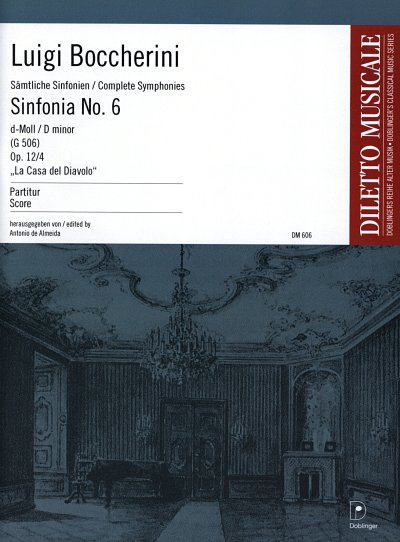 L. Boccherini: Sinfonia Nr. 6 d-Moll op. 12/4, Sinfo (Part.)
