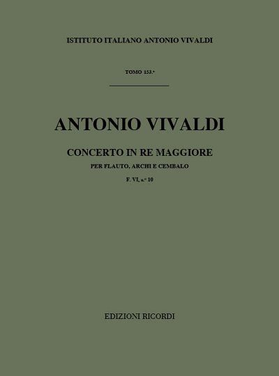 Concerto in Re Maggiore (D Major) (Part.)