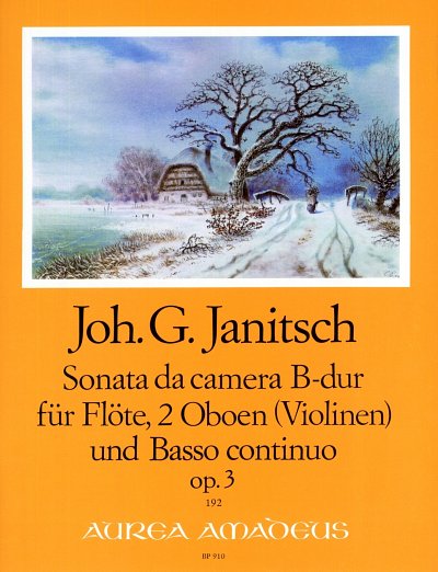 J.G. Janitsch: Sonata da camera B-dur op, Fl2Ob/VlBc (Pa+St)