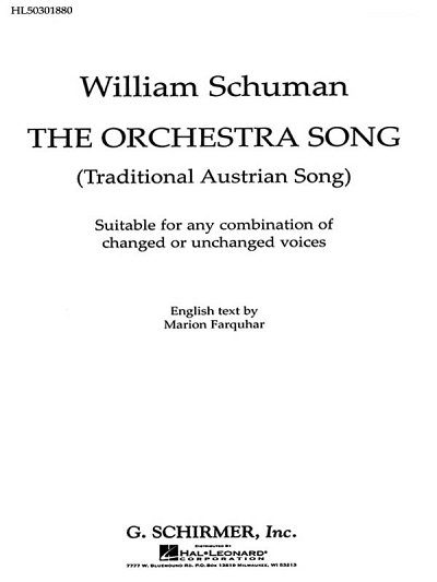 (Traditional): Orchestra Song, The Traditional Austri (Chpa)