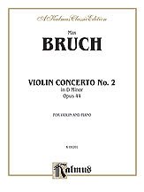 DL: M. Bruch: Bruch: Violin Concerto in D Min, VlKlav (Klavp