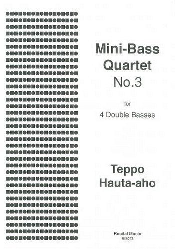 T. Hauta-Aho: Mini-Bass Quartet No.3 (Pa+St)