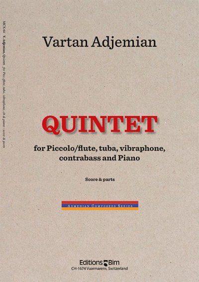 V. Adjemian: Quintet, Kamens (KlavpaSt)