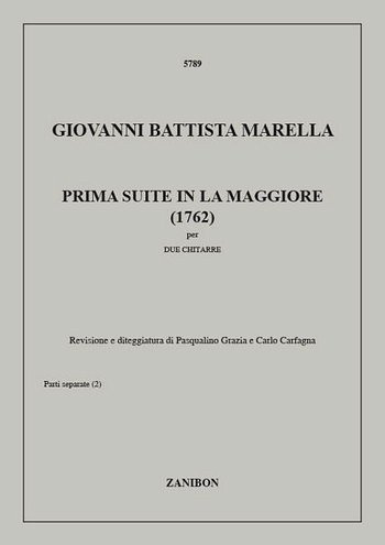 G.B. Marella atd.: Prima Suite In La Magg. (1762)