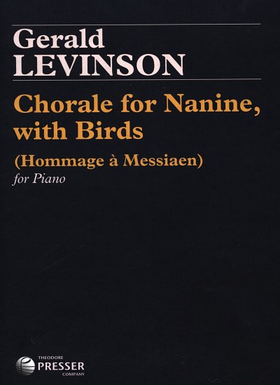 G. Levinson: Chorale for Nanine with birds, Klav