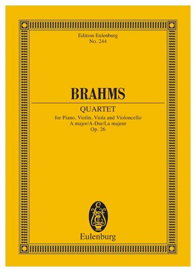DL: J. Brahms: Klavierquartett A-Dur, VlVlaVcKlav (Stp)