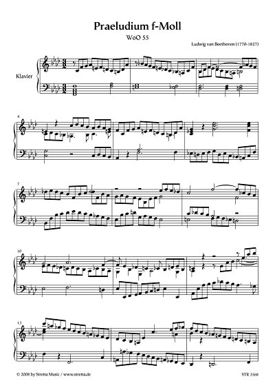 DL: L. v. Beethoven: Praeludium f-Moll WoO 55