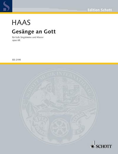 DL: J. Haas: Gesänge an Gott, GesKlav