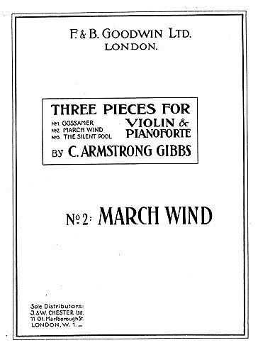 C.A. Gibbs: March Wind, VlKlav (KlavpaSt)