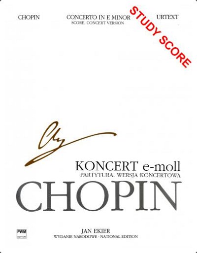 F. Chopin: Concerto E minor op. 11 for piano, KlavOrch (Stp)