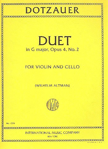 Dueto In Sol Op. 4 N. 2 (Bu)