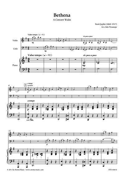 DL: S. Joplin: Bethena A Concert Waltz