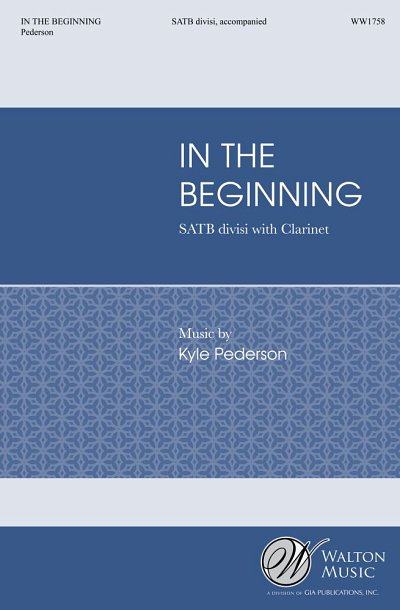 K. Pederson: In the Beginning (Chpa)