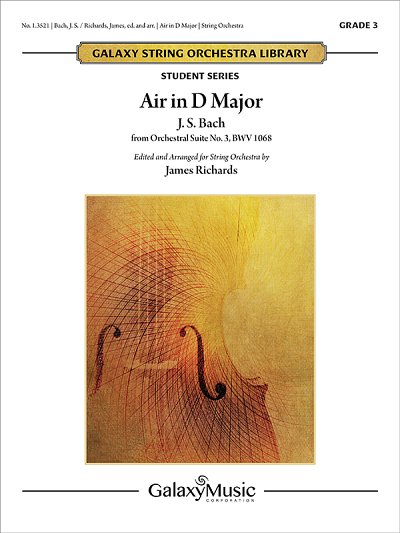 J.S. Bach: Air in D Major: from Orchestral Sui, Stro (Pa+St)