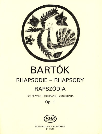 B. Bartók: Rhapsodie op. 1, Klav