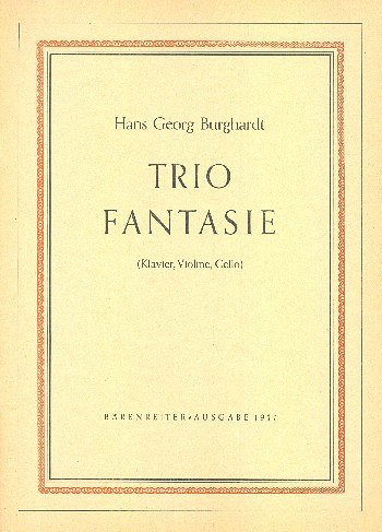 H. Burghardt: Trio-Fantasie op. 33, VlVcKlv
