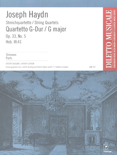 J. Haydn: Quartett G-Dur Op 33/5 Hob 3:41 Diletto Musicale