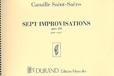 C. Saint-Saëns: 7 Improvisations opus 150