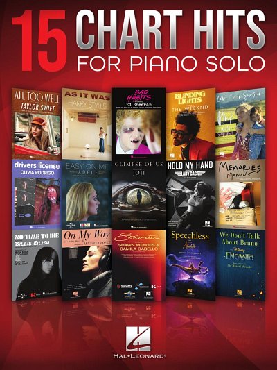 15 Chart Hits for Piano Solo, Klav