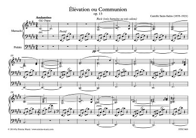 DL: C. Saint-Saens: Elevation ou Communion op. 13